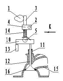 Continuous and changeable valve lift control mechanism