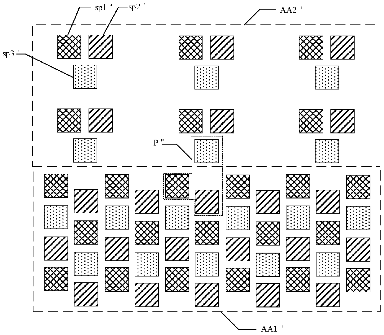 Rendering method of display panel, display panel and display device