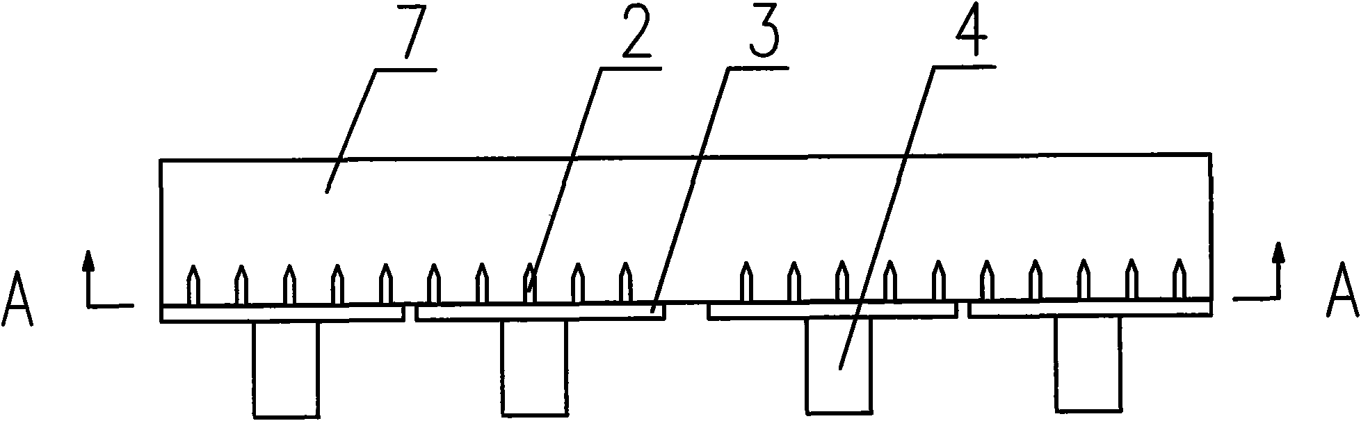 Cathode conductive structure