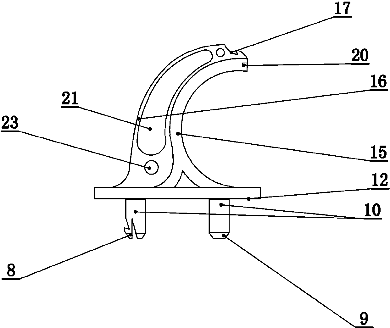 Combination cable shackle