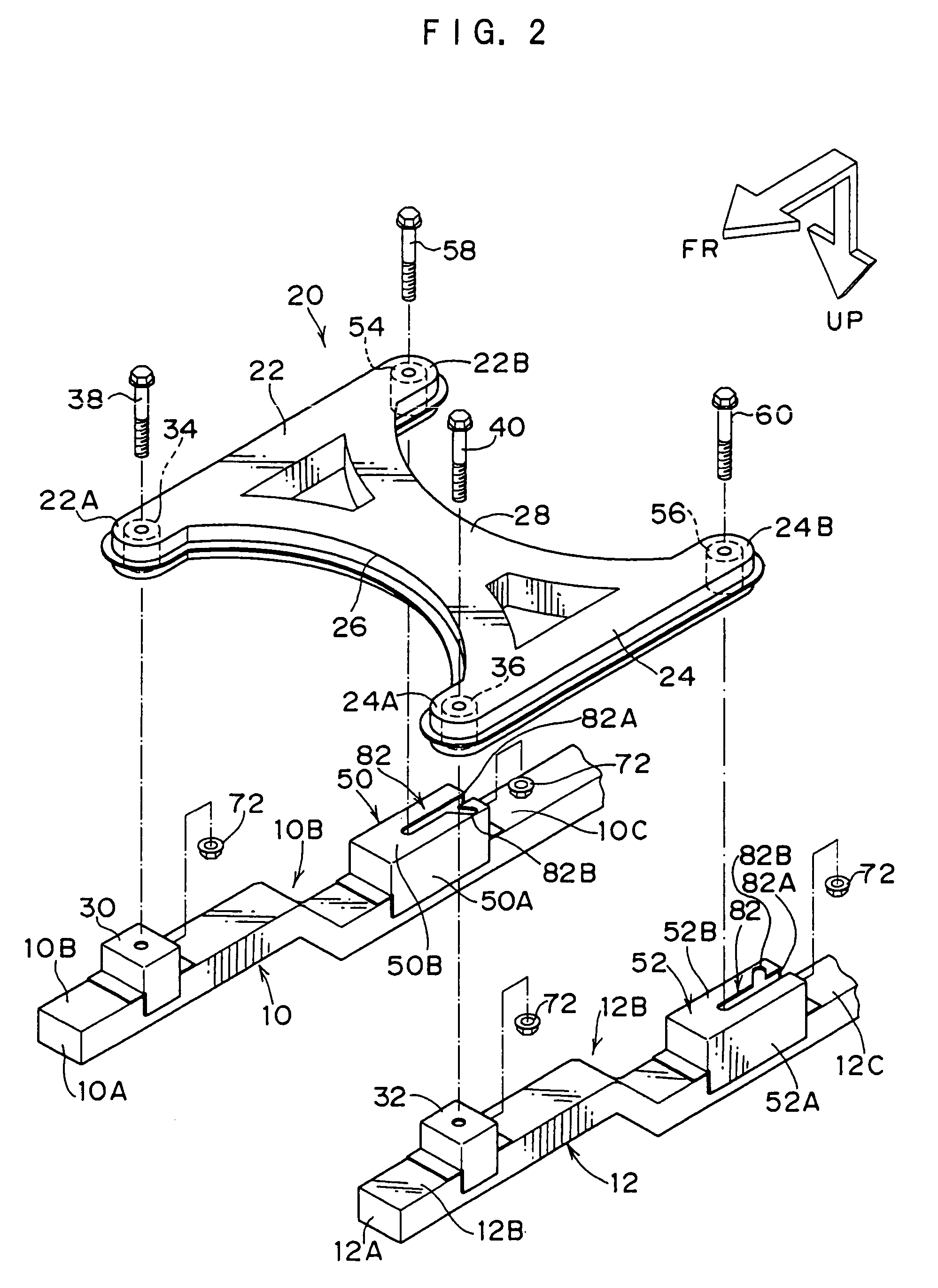 Front body structure of vehicle