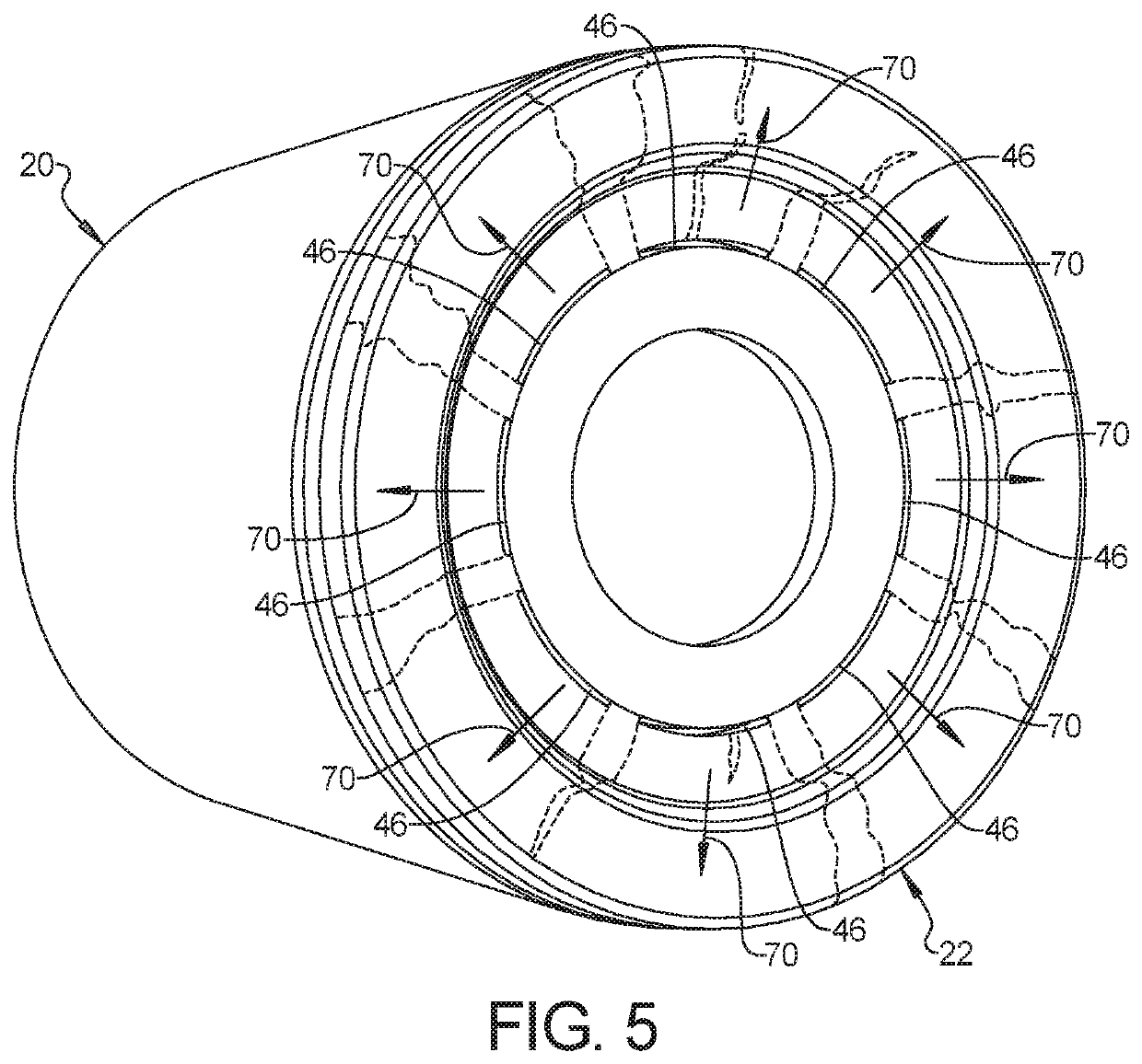 Rotor end ring with oil jacket