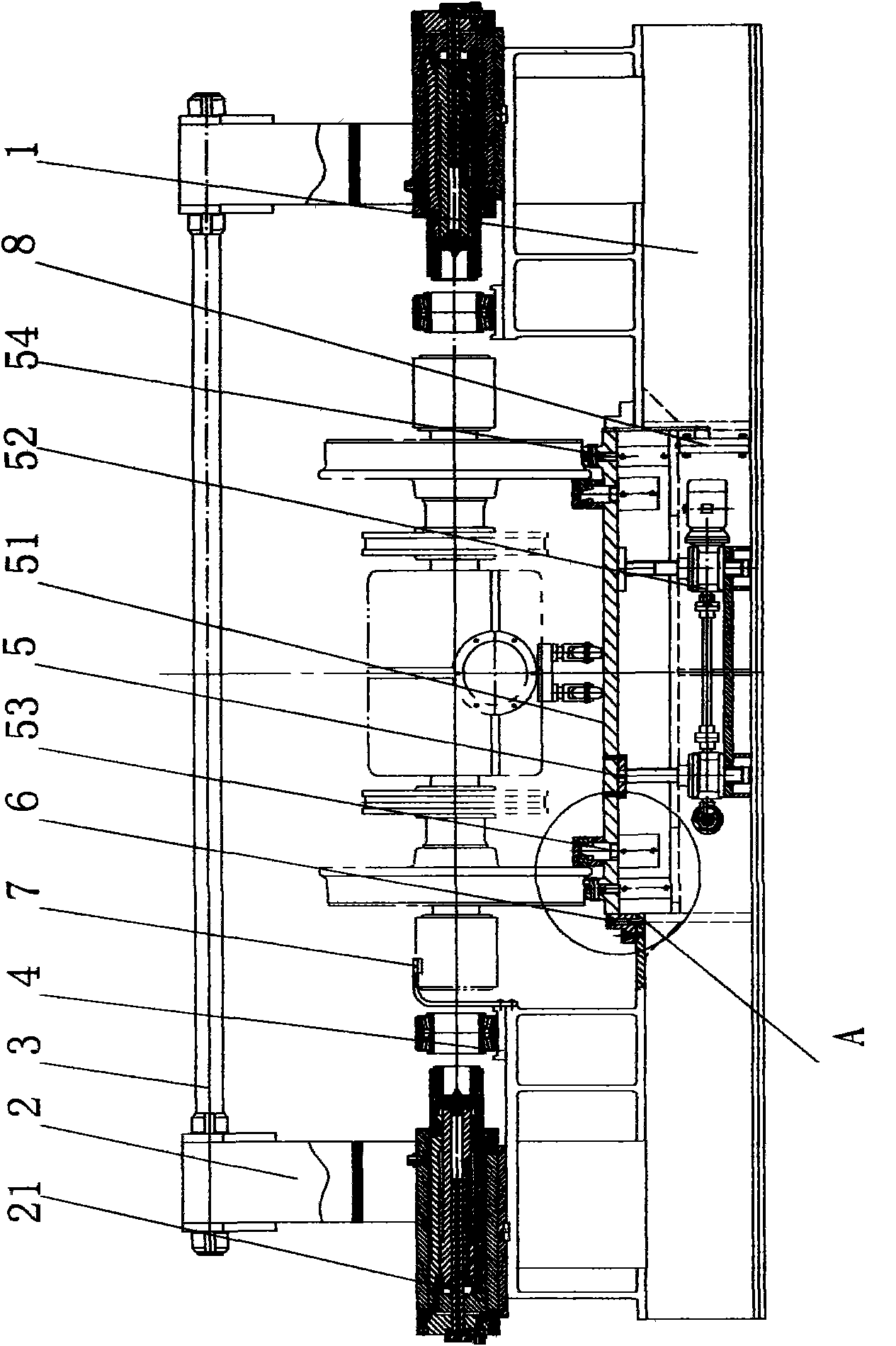 Railway full-automatic bearing press