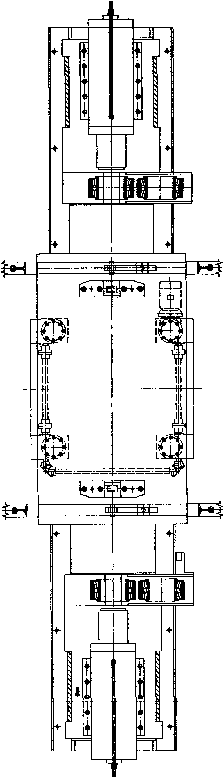 Railway full-automatic bearing press