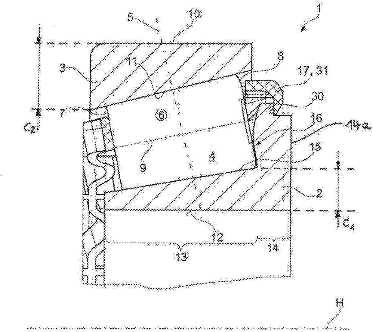 Method for producing an inner ring for a tapered roller bearing, and tapered roller bearing having an inner ring