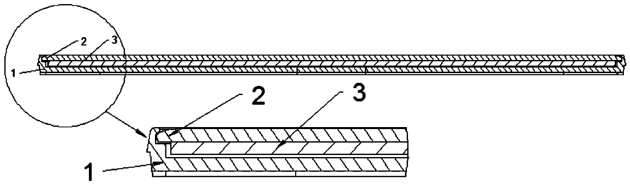 A kind of anti-drop structure and its production process