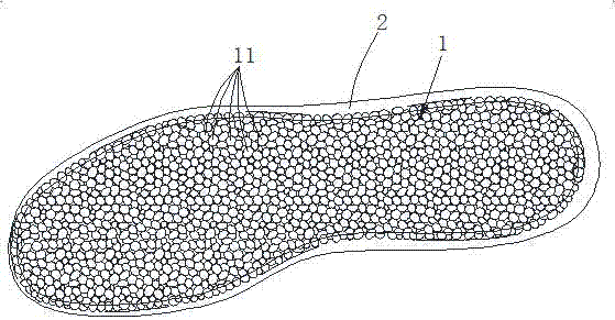 Production process of E-TPU (expanded thermoplastic polyurethane) shoe material