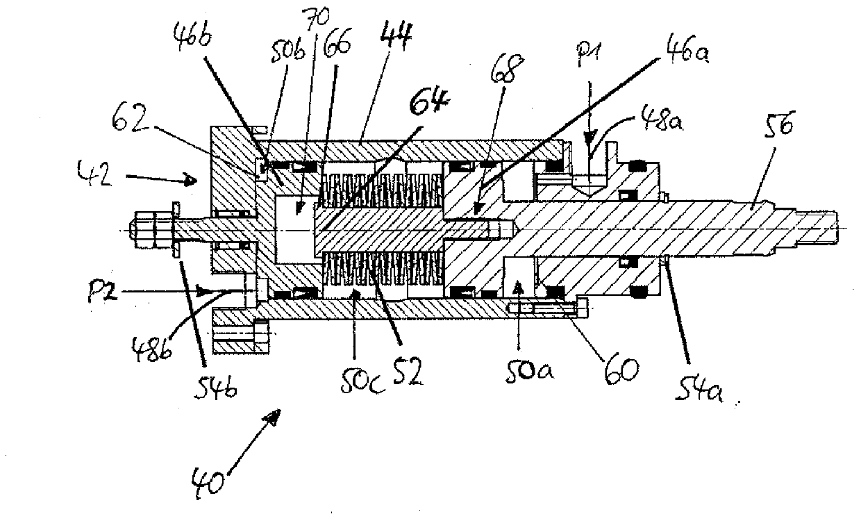 Drive device for a self-propelled machine and corresponding method