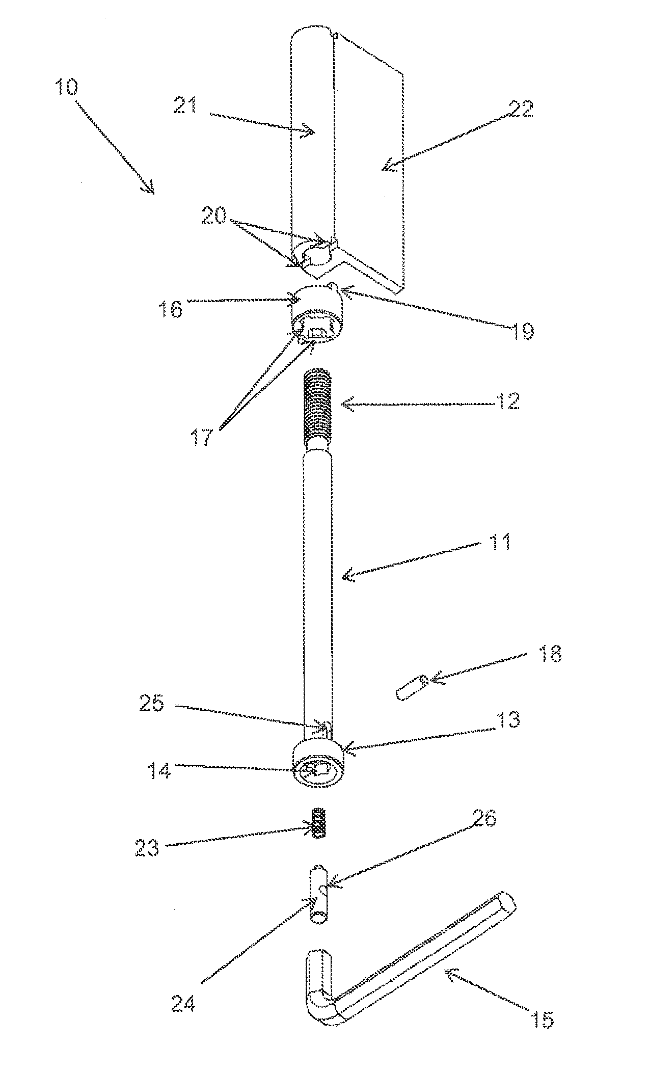 An adjustable hanger hinge