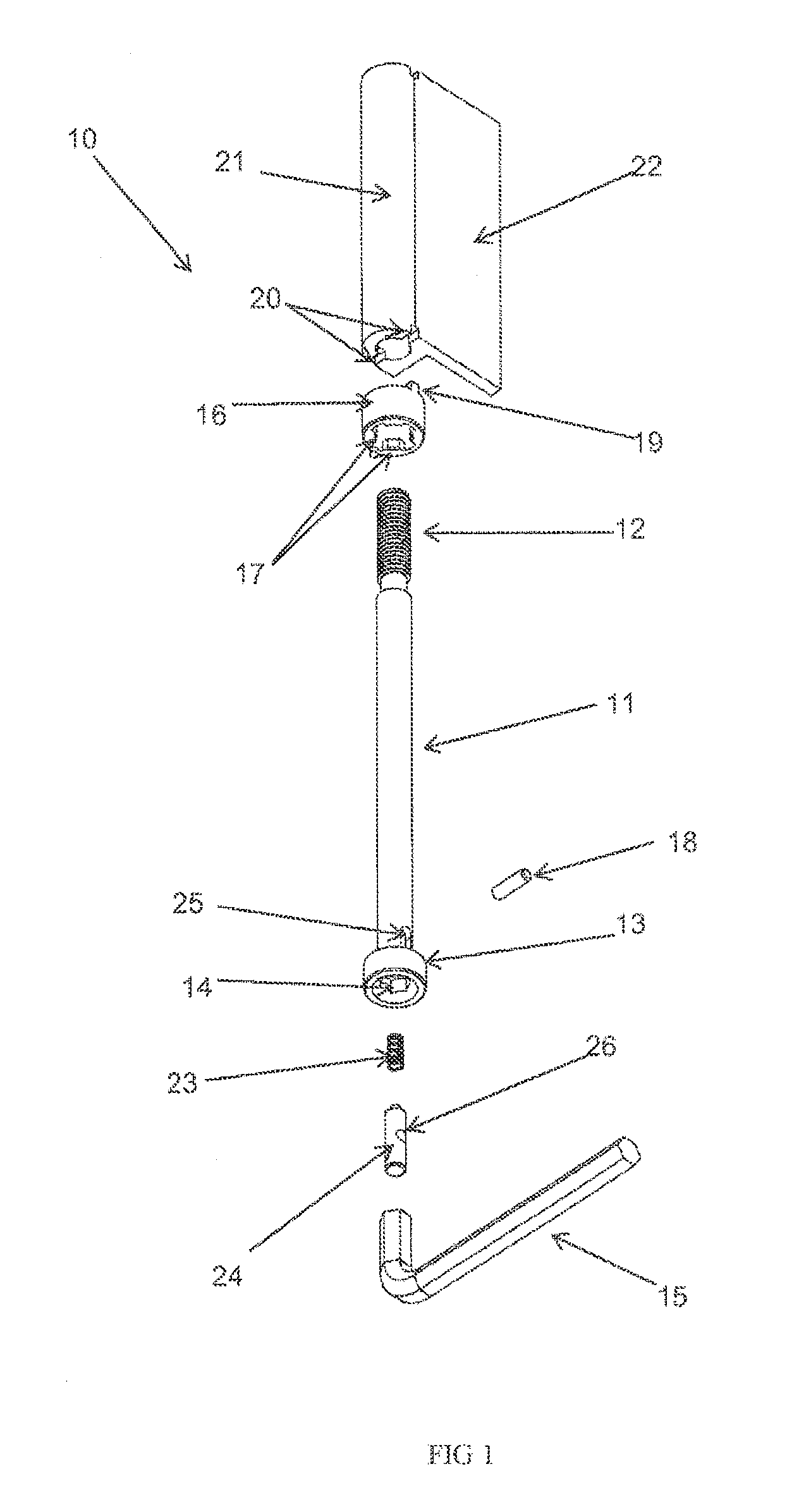 An adjustable hanger hinge