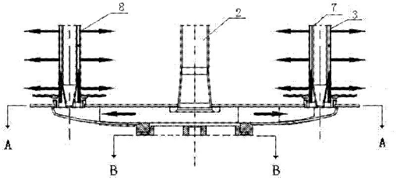 A creel device for an ultra-low liquor ratio yarn dyeing machine