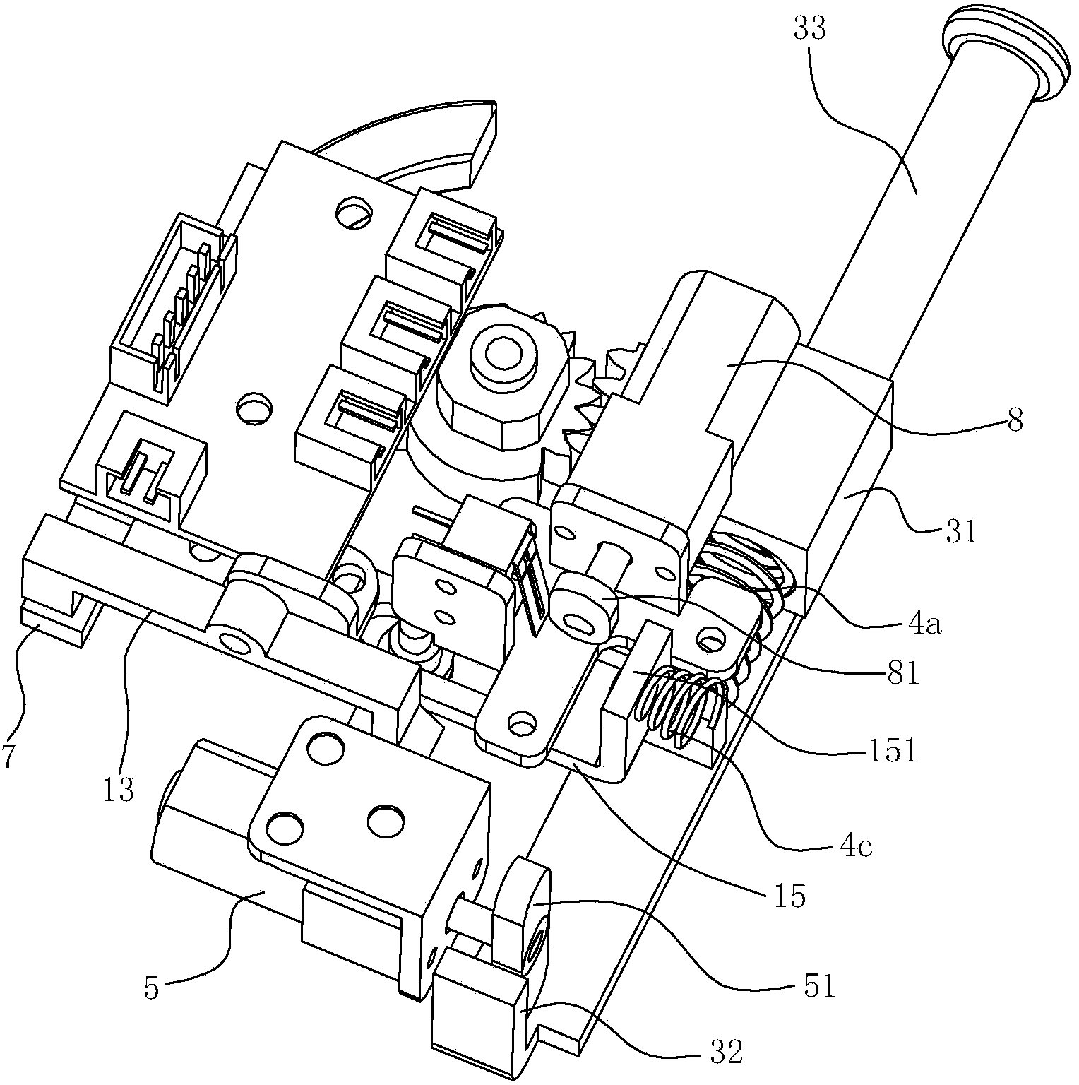 Automatic gun lock