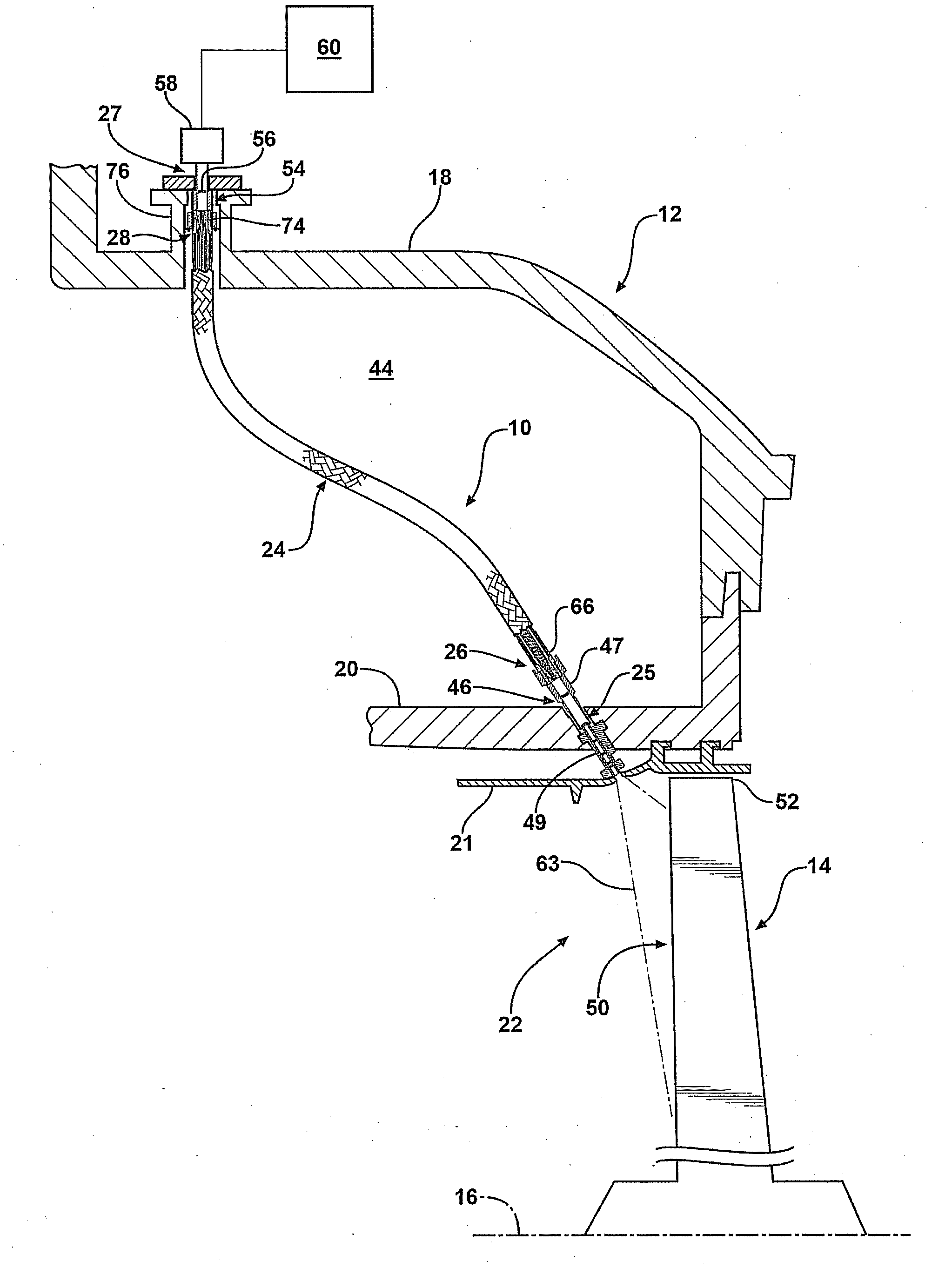 Flexible Imaging Fiber Bundle Monitoring System for Combustion Turbines