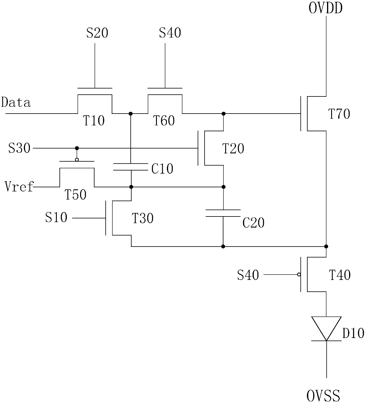 An AMOLED pixel drive circuit and a driving method thereof