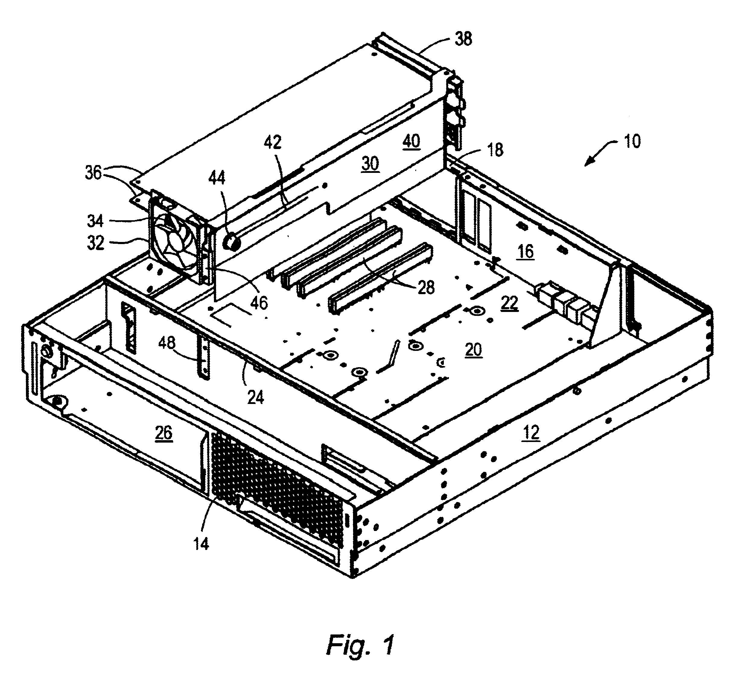 PCI riser card bracket assembly