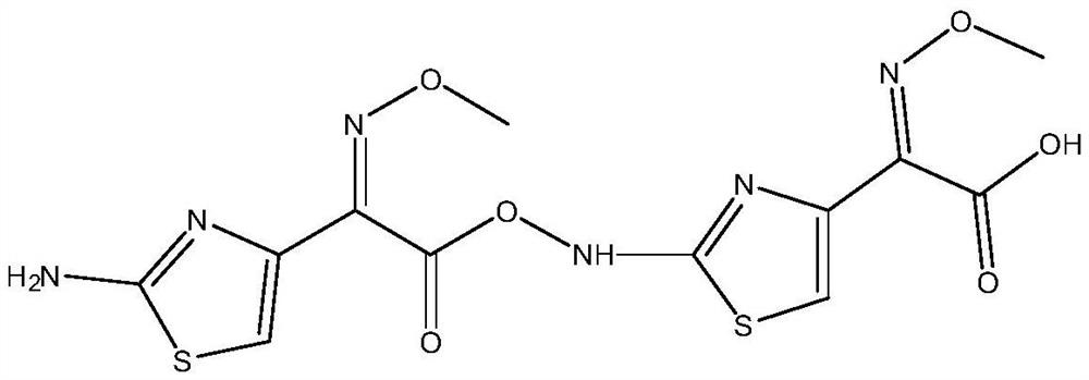 A high-purity selective preparation and purification method of aminothioxamic acid dimer