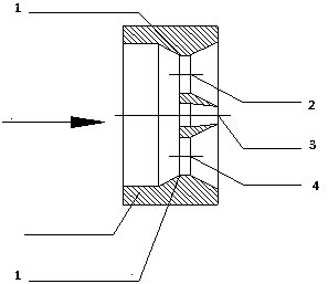 Anode used for double-medium gas source plasma combustor