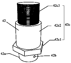 Tunnel supporting lagging jack and using method