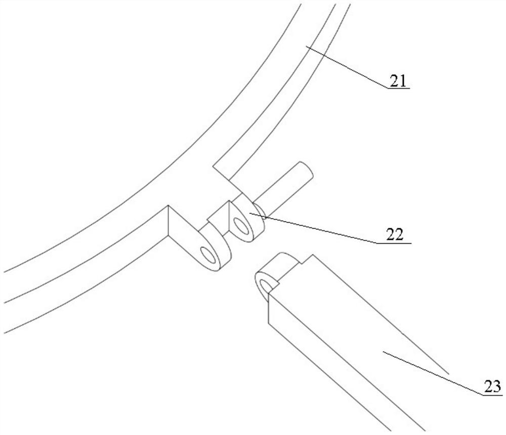 Foldable terrain self-adaptive pier scouring protection device