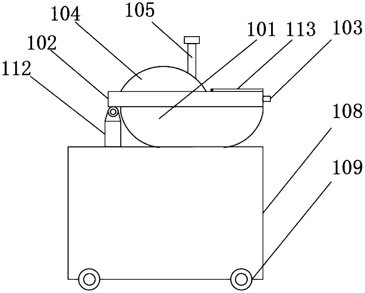 Beef processing chopper mixer and use method thereof