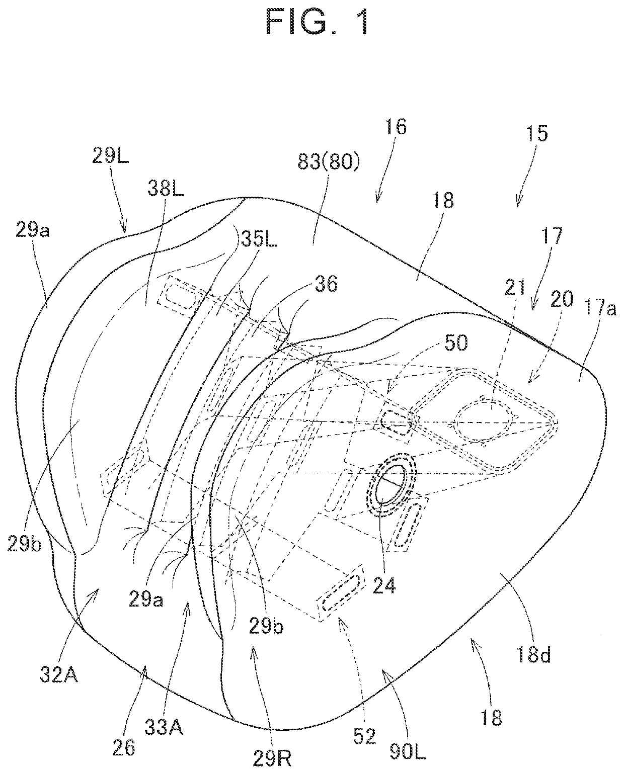 Airbag device for front passenger seat