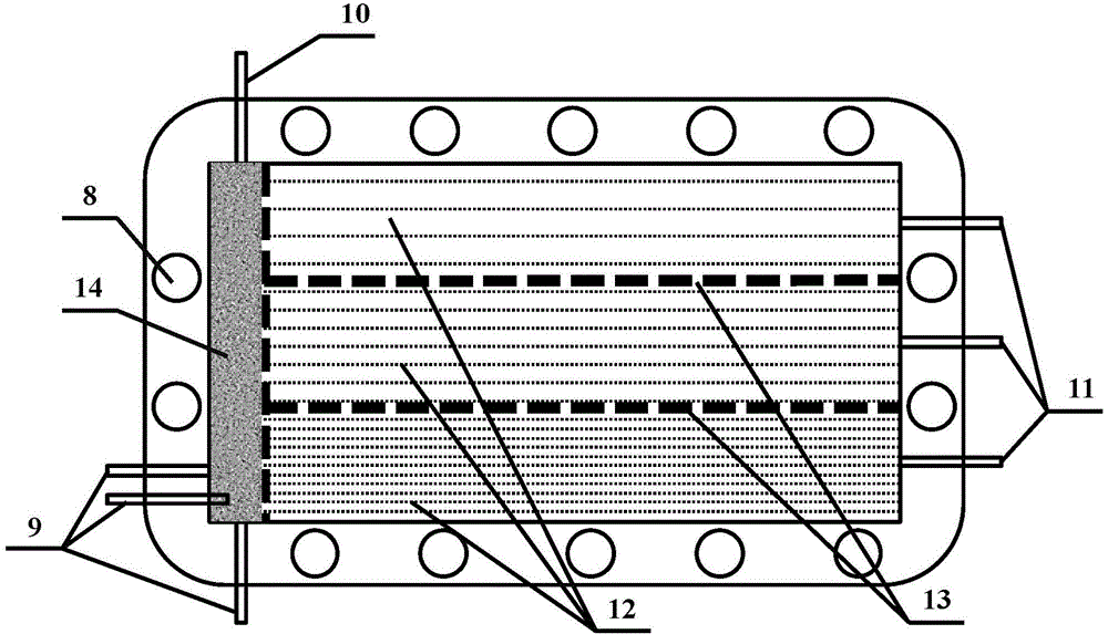 Anisotropic two-dimensional visual sand filling model in simulation layer and two-dimensional visual seepage experimental device