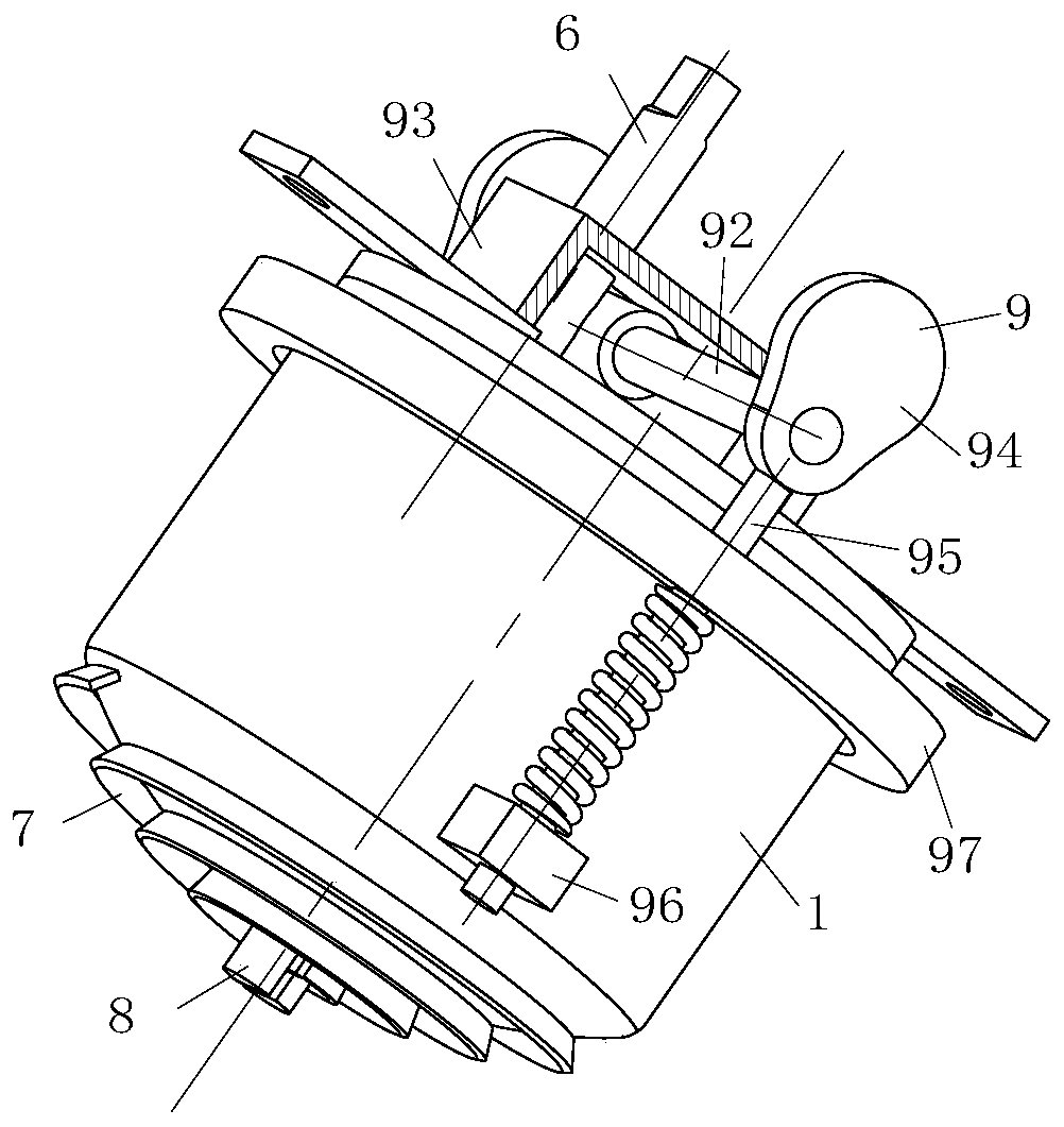 A stepper motor with easy drainage