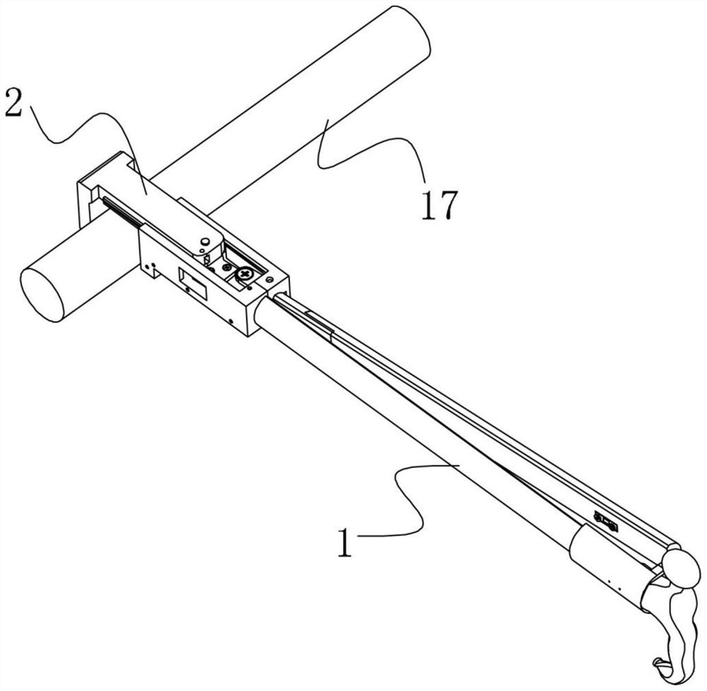 Stair assist crutch