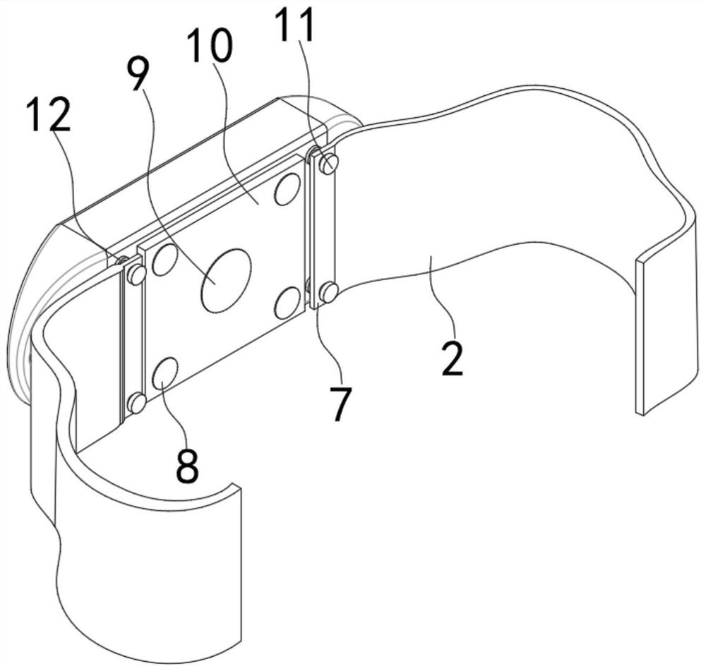 Anti-lost device convenient for senile dementia patient to carry