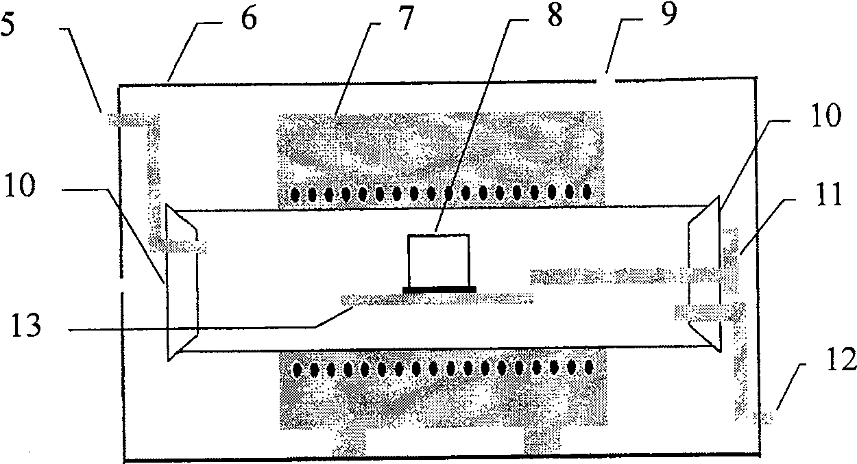 Annealing method for producing large area two-side thallium series film