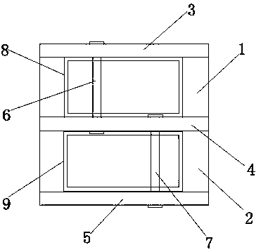 Multi-layer steel plate and concrete composite beam