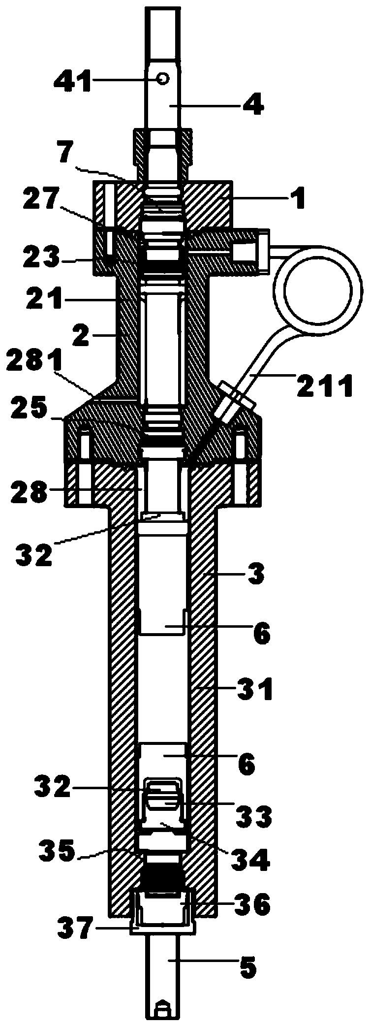 Ultra-high pressure hydrogen environment portable environmental mechanical test device