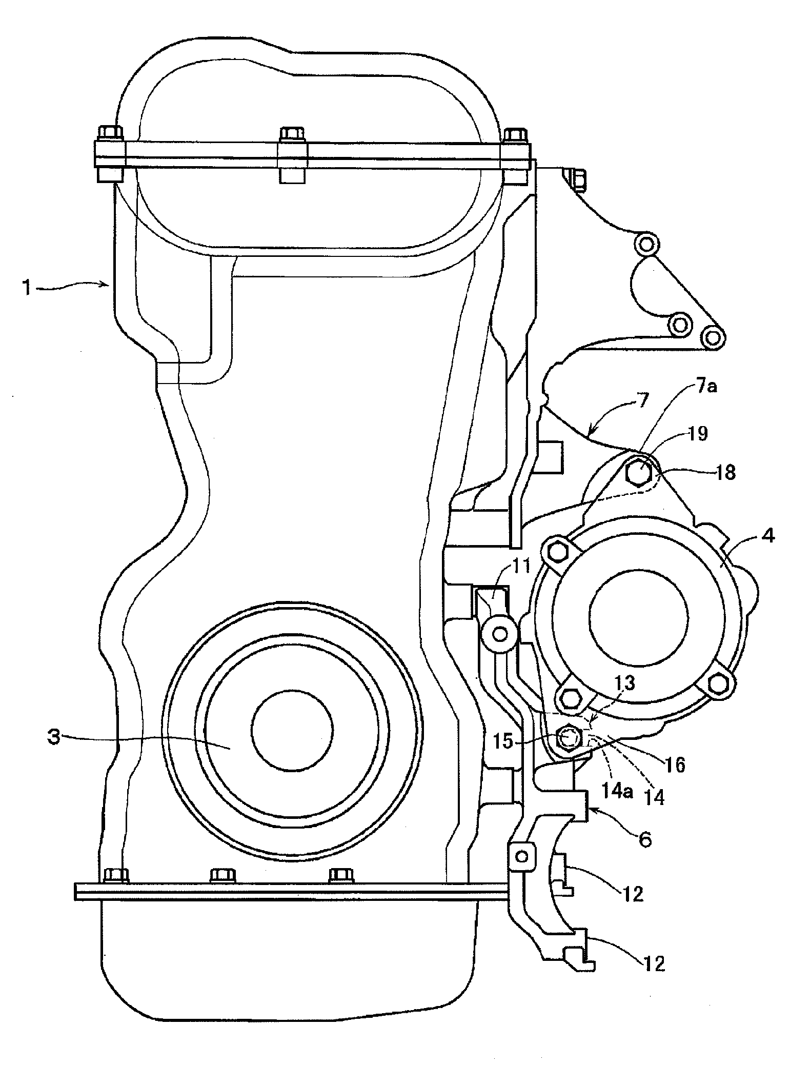 Accessory mounting structure