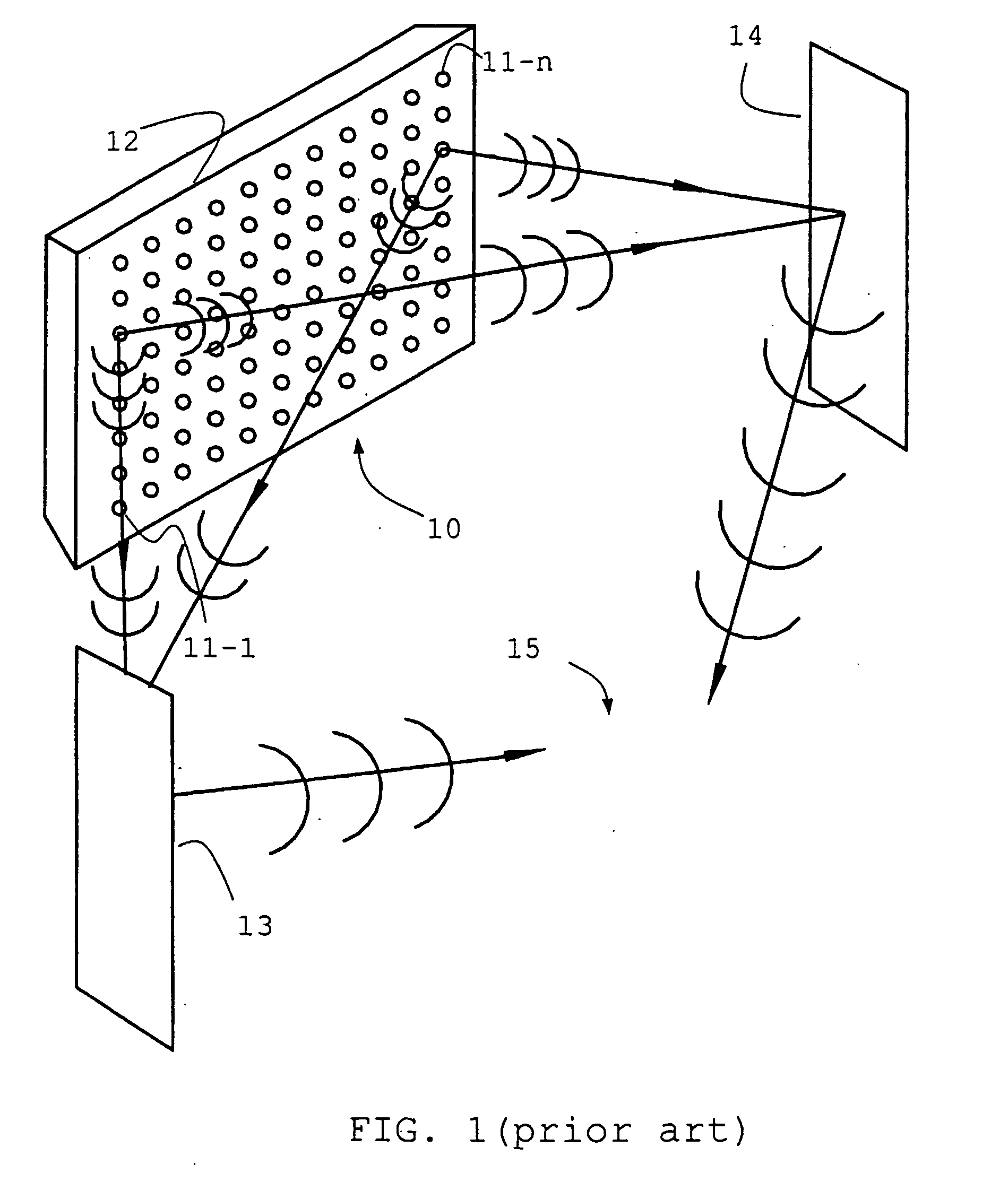 Signal processing device for acoustic transducer array