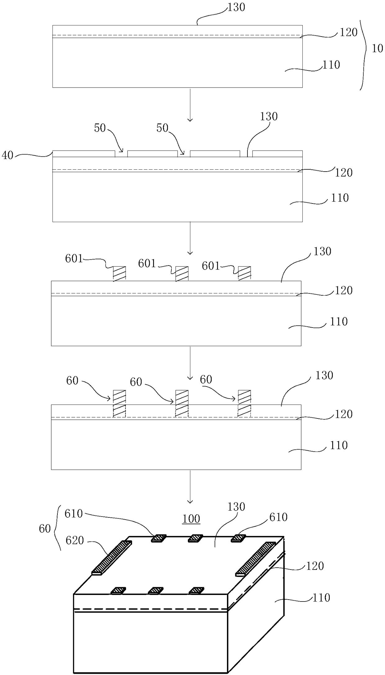 Hall device manufacturing method and Hall device