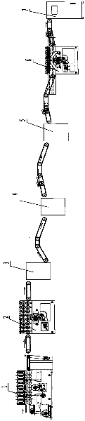 Biological degumming device and method for cotton stalk skin