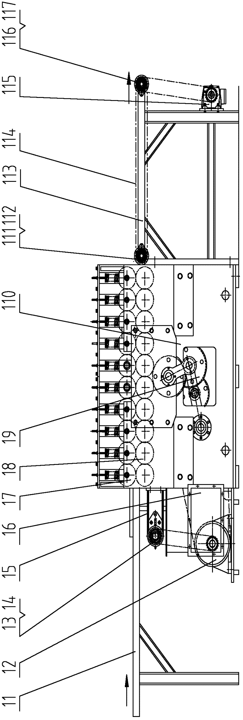 Biological degumming device and method for cotton stalk skin