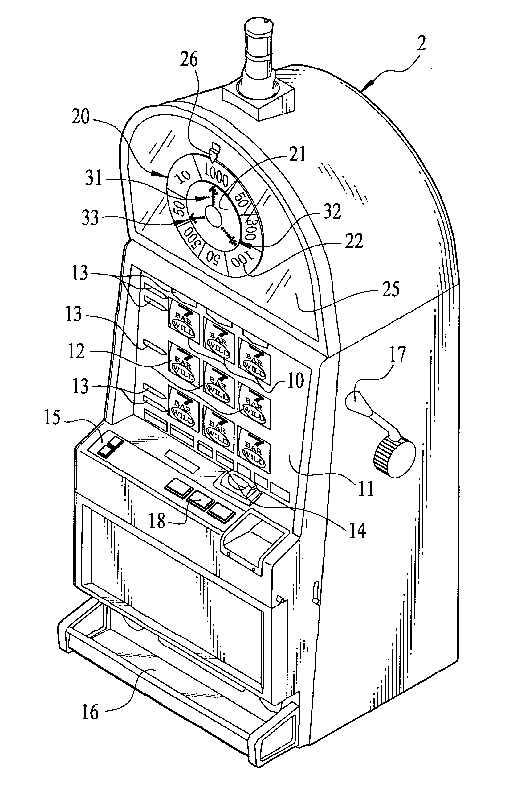 Symbol display device for game machine