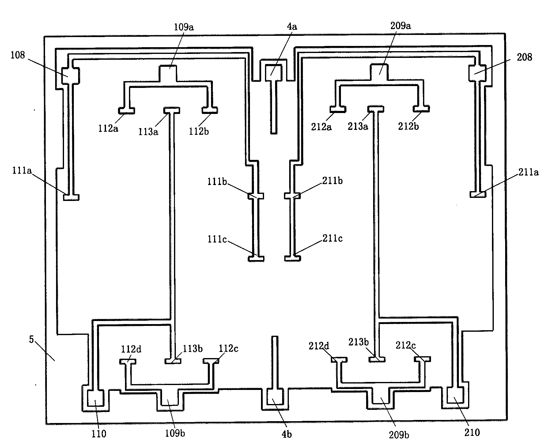 Silicon micro angular vibration output gyroscope