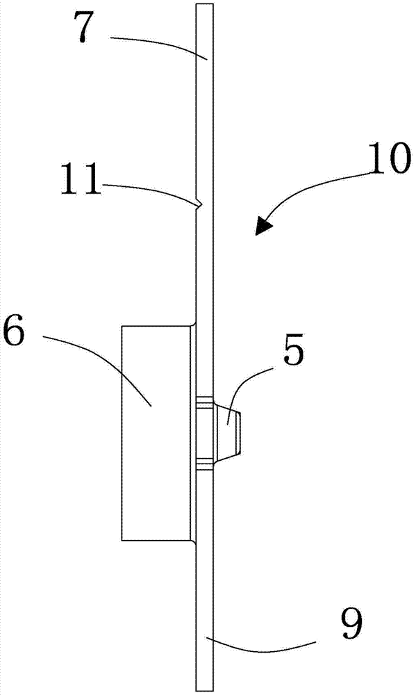 One-piece connector terminal structure and preparation method thereof