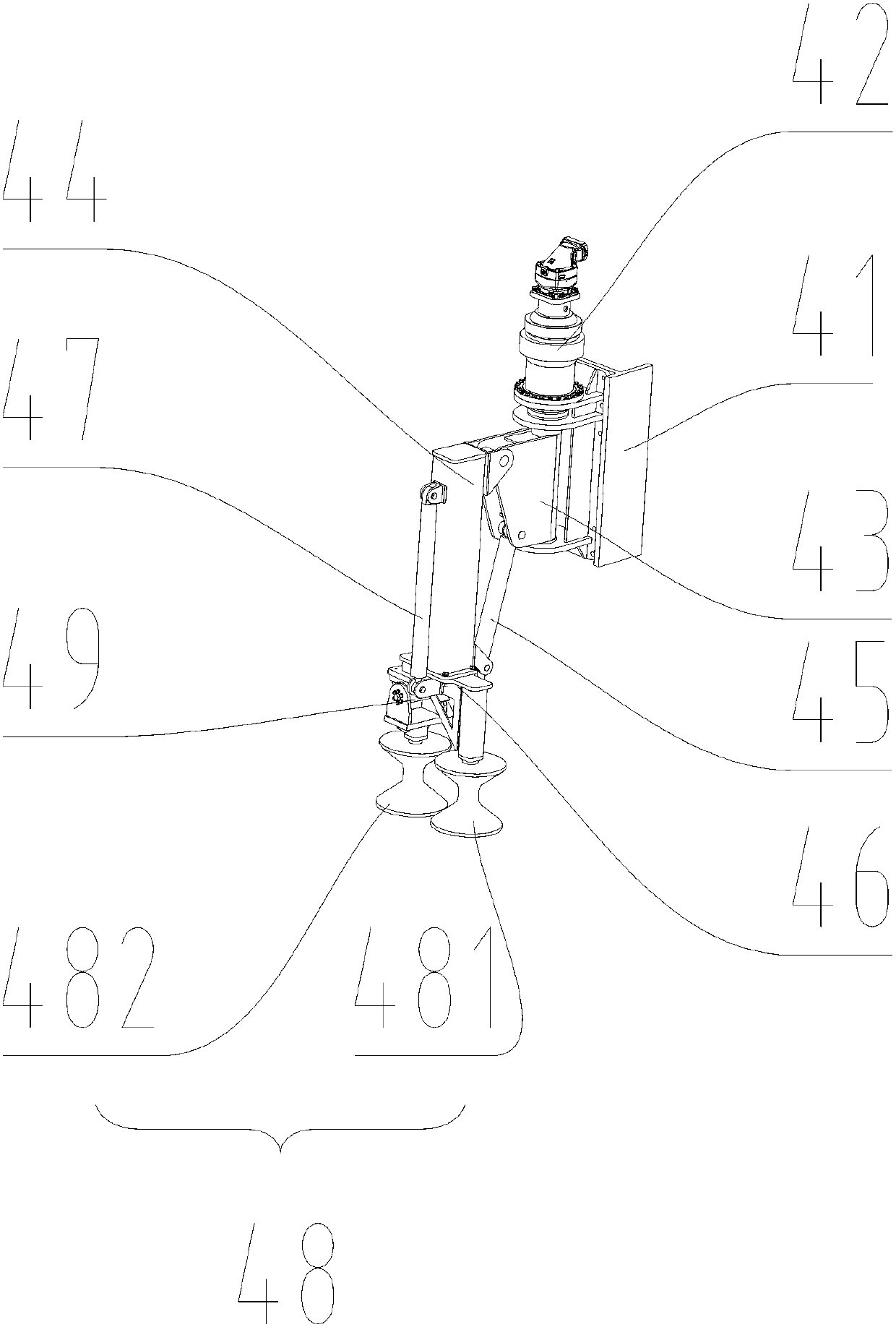 Automated drilling rig and method for moving and transporting pipe columns through automated drilling rig