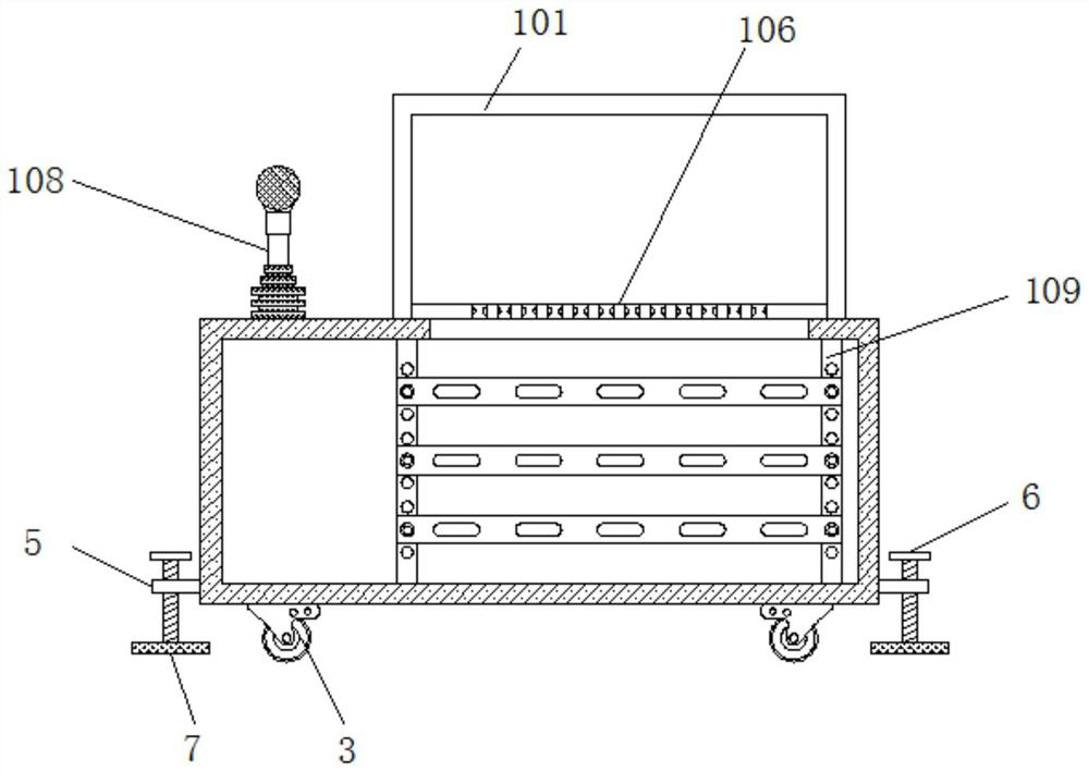 Intelligent independent control operation table for metallurgical special heavy traveling crane