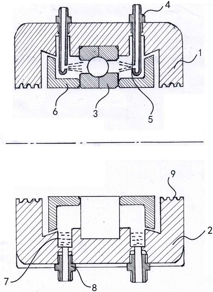 Splitting-type thin oil lubricating bearing seat