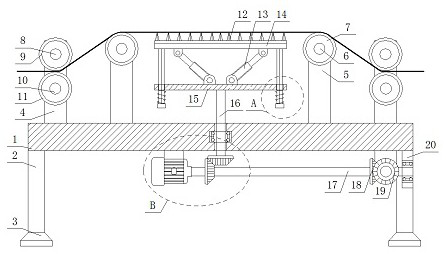 Device for eliminating static electricity on surface of polyimide film