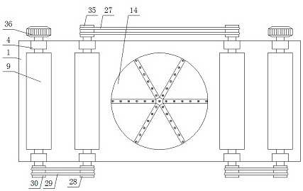 Device for eliminating static electricity on surface of polyimide film