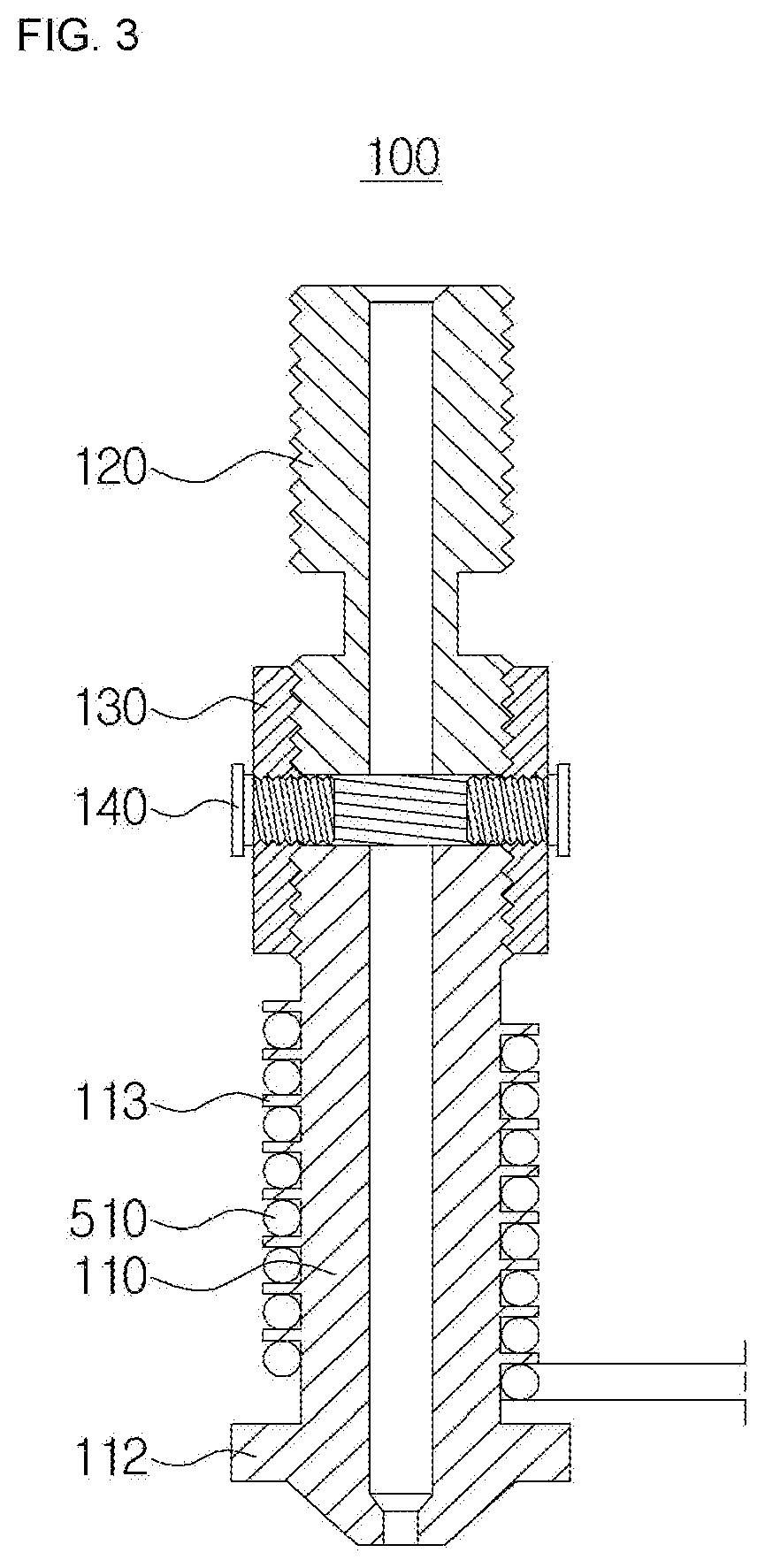 Nozzle structure applying RF heating device for 3D printer