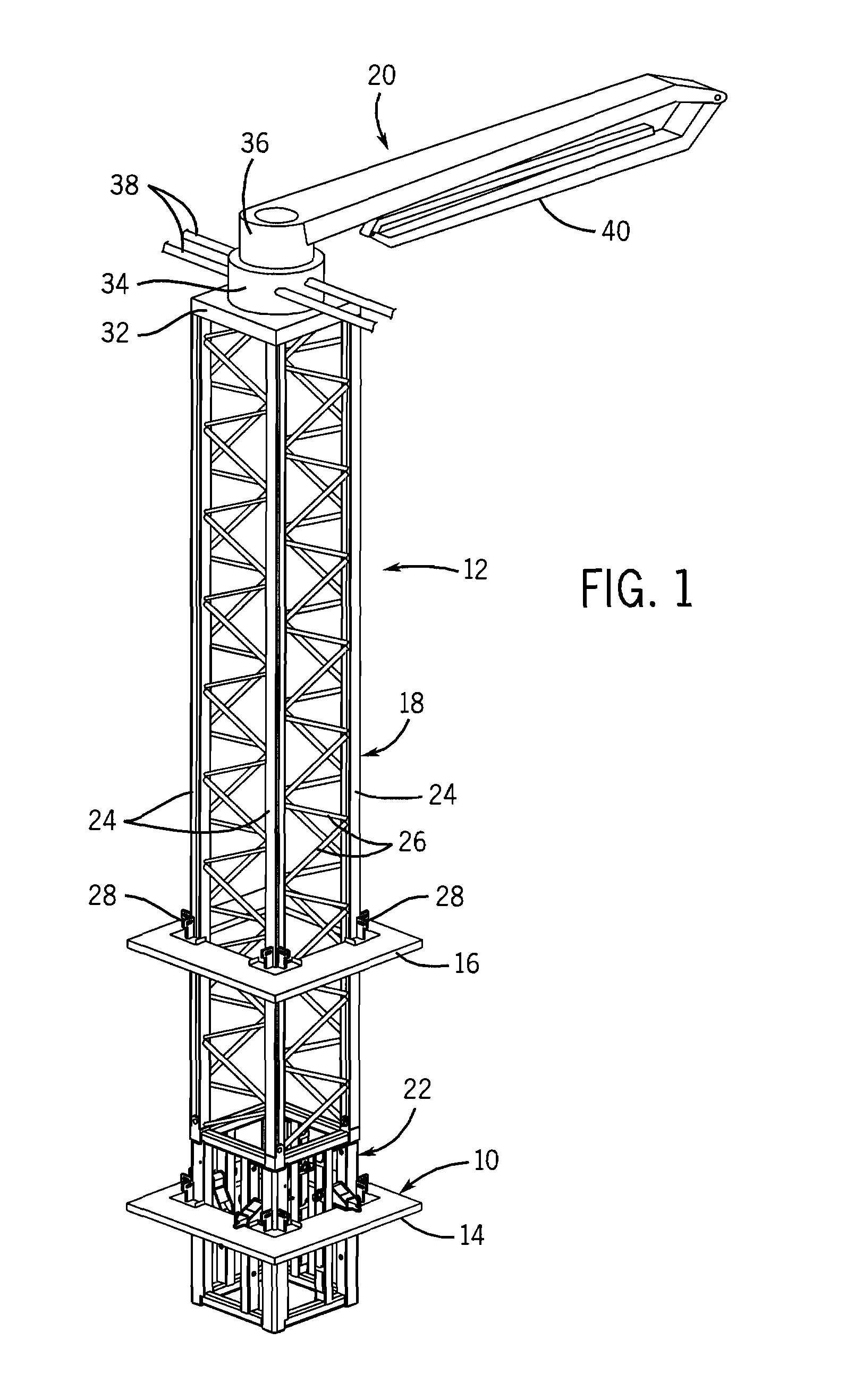 Pumping tower support system and method of use