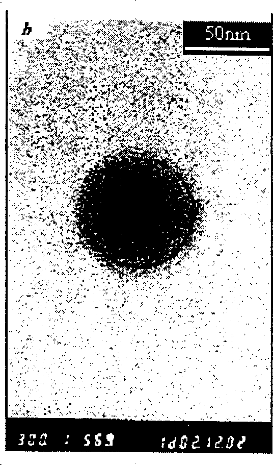 Composite nano epoxy functional polymer/SiO2 particle and its prepn process