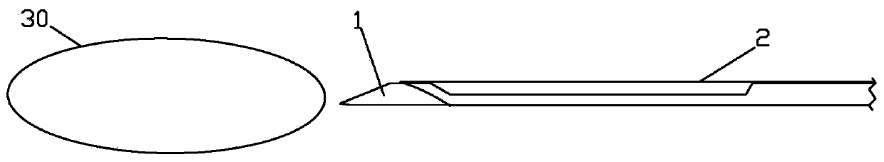 Biopsy device for safe puncture