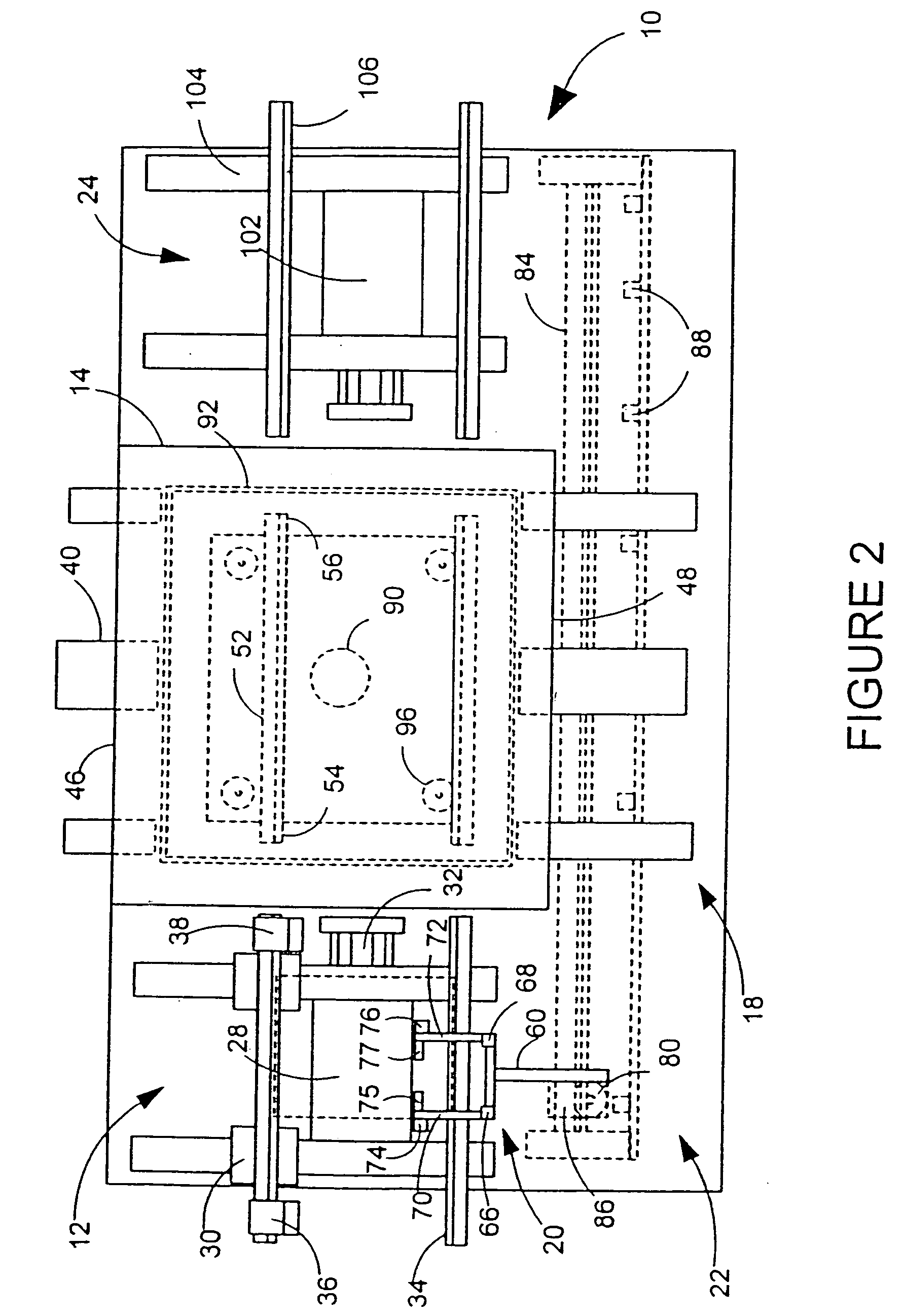 High throughput plasma treatment system